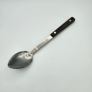 Vintage Flint Arrowhead Serving Spoon‎ Black Handle Made in USA